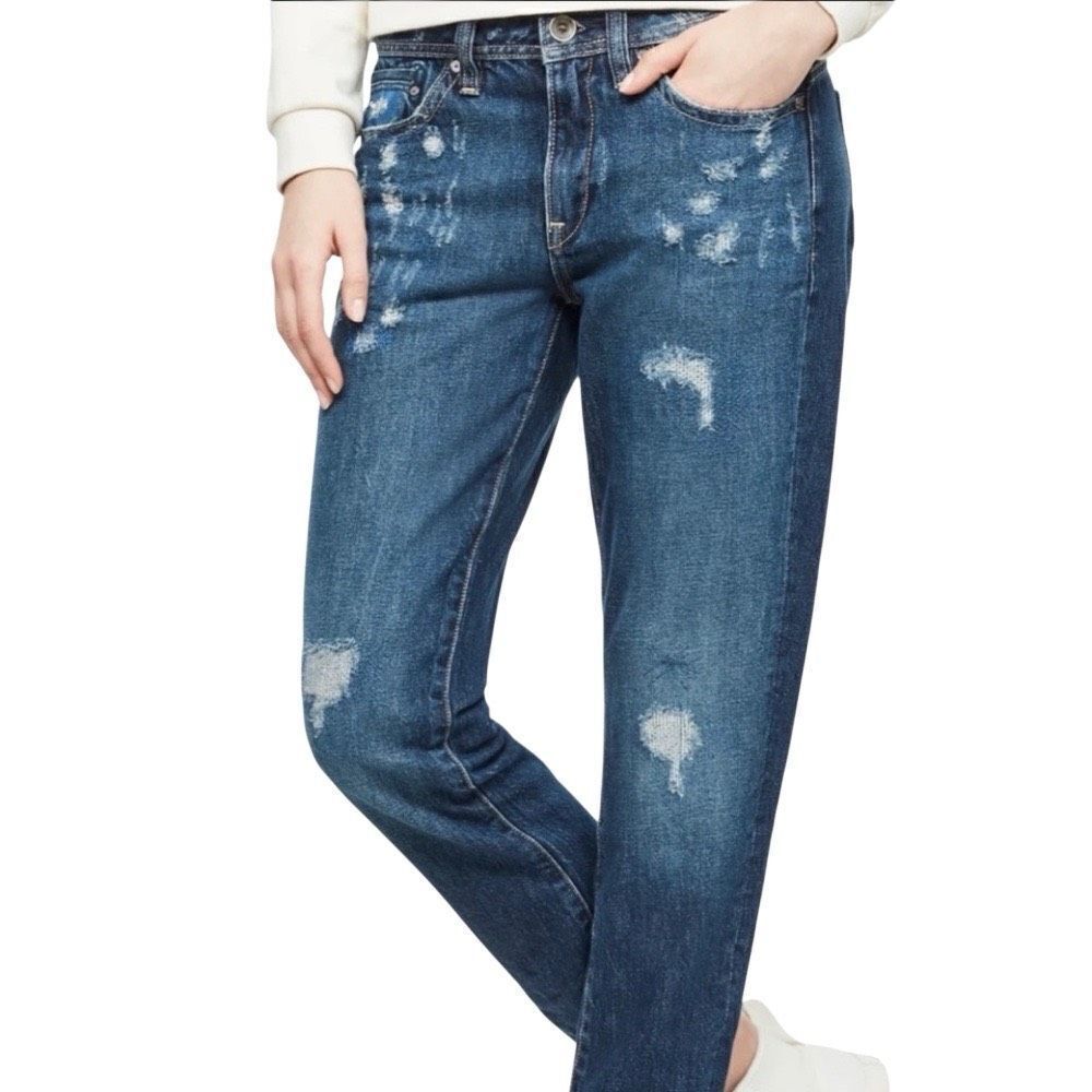 G-Star Raw Midge Saddle Boyfriend Jeans Distressed 25x30
